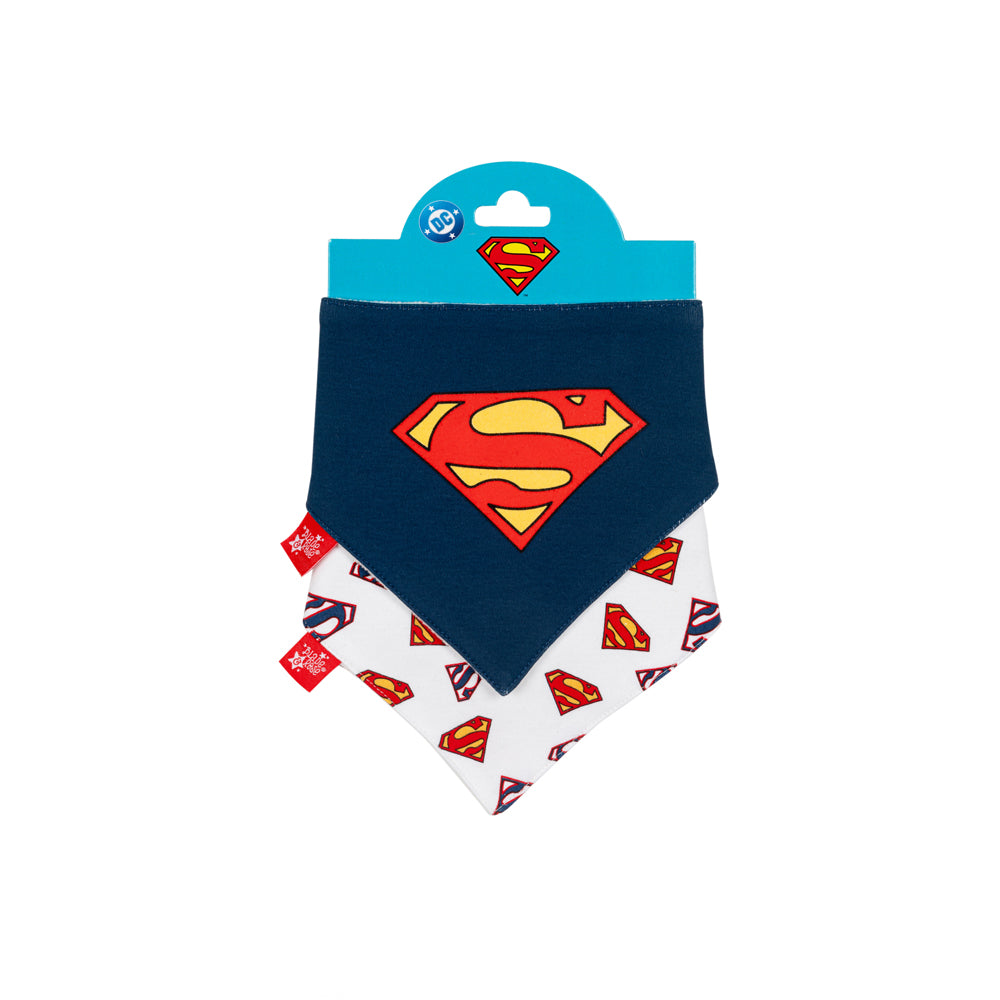 Blade & Rose Superman Saves The Day Bib Two Pack