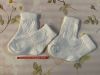 Pex Dotty 2 Pair Pack Holey Ankle Socks White