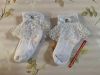 Pex Jewel Lace 2 Pack Socks White