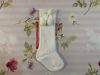 Pex Polka Pom-Pom Knee High Socks Ivory