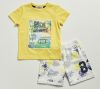 Hashtag Summer T-shirt And Short Set Yellow
