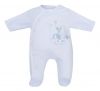 Dandelion Elephant Cotton Sleepsuit Blue DC3148