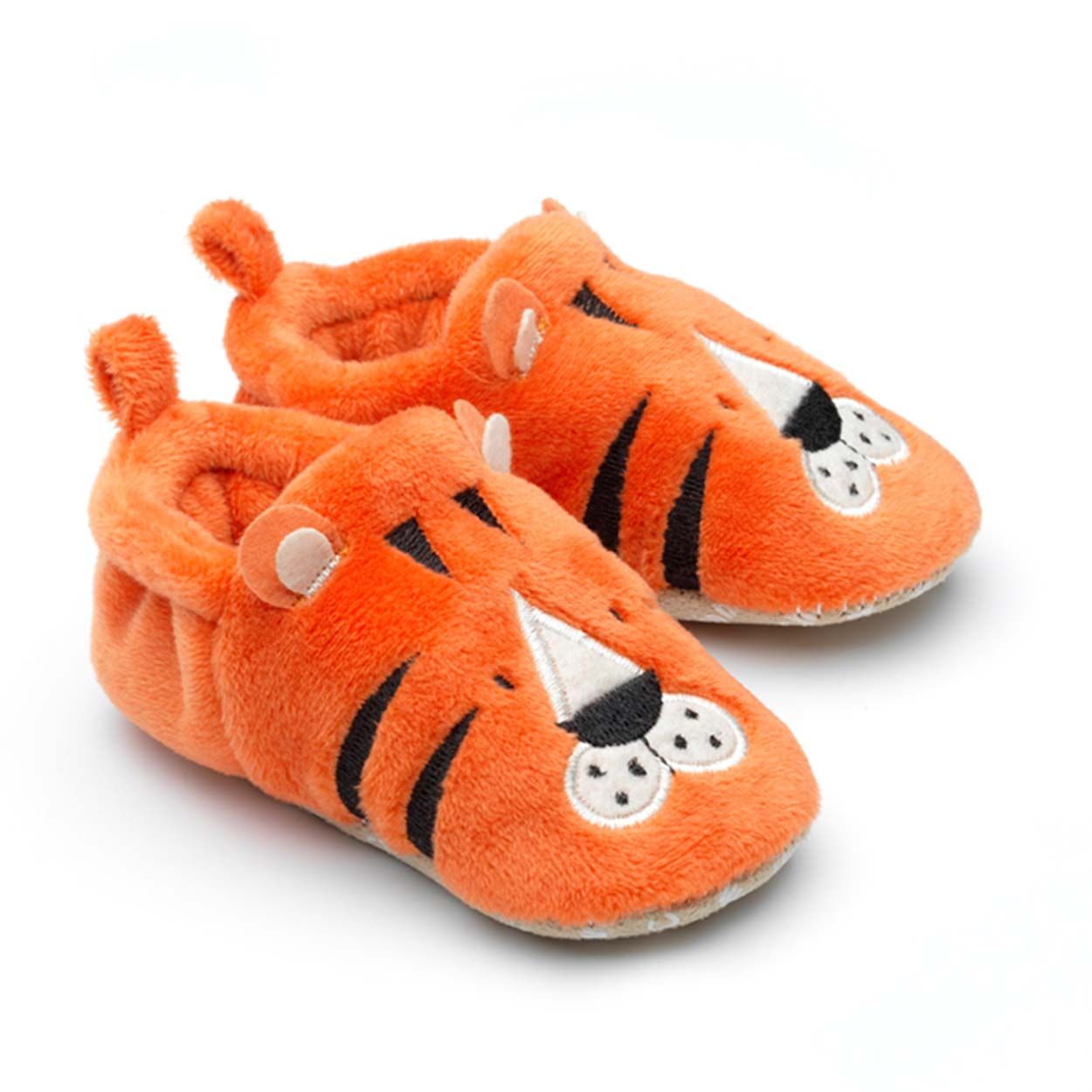 Chipmunks Tommy Tiger Baby Slippers | Audrey Mansell