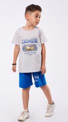 Hashtag Summer T-shirt And Short Set Gamer 6806