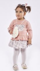 Ebita Knitted Peach Dress 9504
