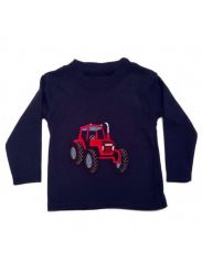 Seesaw Long Sleeved T-shirt Navy Red Tractor