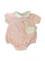 Sardon Spanish Summer Pale Pink Duck Romper 23HA-301