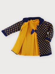 Sardon Spanish Knitted Girls Dress With Coat 023MC-227