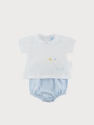 Sardon Spanish Summer Pale Blue Duck Bloomer Set HA-302