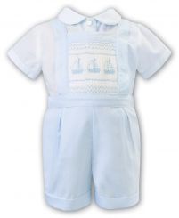 Sarah Louise Heritage Collection Boys Summer Yacht Dungaree Set C4002