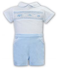 Sarah Louise Summer Boys Prima Cotton Short Set P2005