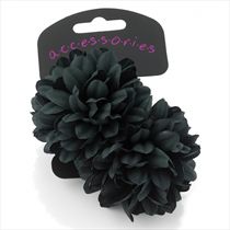 Flower Hair Bobbles - Two Pack: Royal