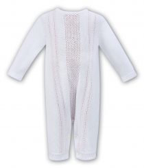 Dani By Sarah Louise Knitted All In One White/Pink D09252