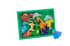 Best Years Wooden Dinosaur Toy Play Set