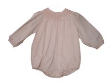 Sarah Louise Heritage Collection Winter Bubble With Smocking Pink C6004