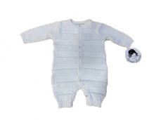 Sarah Louise Winter Boys Knitted All In One White 008089