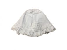 Sarah Louise Summer Hat With Flower White 003632