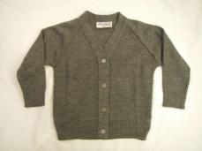 Knitted School Cardigan - Grey