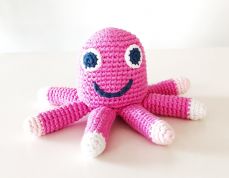 Best Years Pebble Crochet Octopus Mulberry Pink