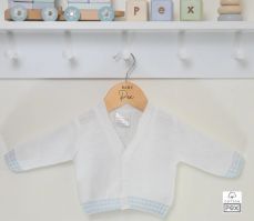 Pex Henry Cardigan White