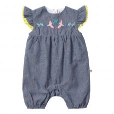 Piccalilly Tropical Chambray Romper