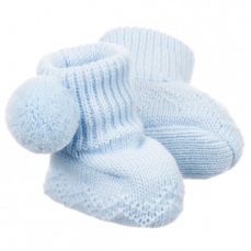 Sätila Pom-pom Booties Belle Light Blue