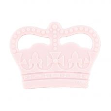 Nibbling Crown Silicone Teething Toy Pink