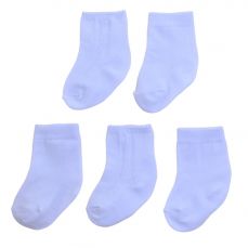 Pex Five Pack White Socks