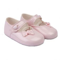 Early Days Baypod Girls Pram Shoe Pink B616