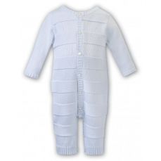 Sarah Louise Winter Boys Knitted All In One Blue 008089