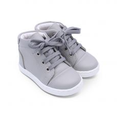 Borboleta Danilo High-Tops Light Grey Leather