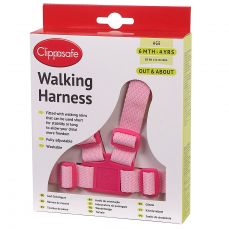 Clippasafe Out & About Walking Harness Pink