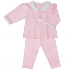 Amore By Kris x Kids Winter Girls Pink Bunny Top And Trouser 5016