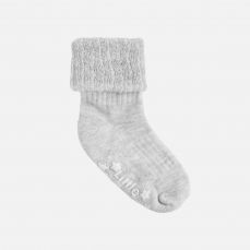 The Little Sock Company Cosy Stay On Winter Warm Non-Slip Socks Cloud Grey
