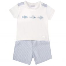 Amore By Kris X Kids Summer Fish Short Set 6038