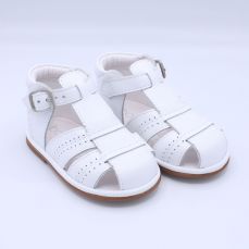 Borboleta Augusto Sandal White Leather