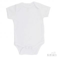 Soft Touch Plain Bodysuit White