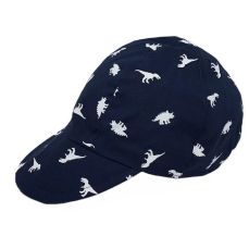 Pesci Baby Boys Peaked Cap Dino Navy