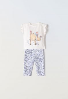 Ebita Summer Legging Set Bunnies 2522