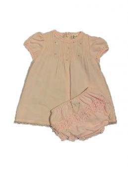 Sarah Louise Summer Pink Dress With Pants 012215