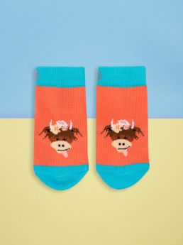 Blade & Rose Bonnie The Highland Cow Socks