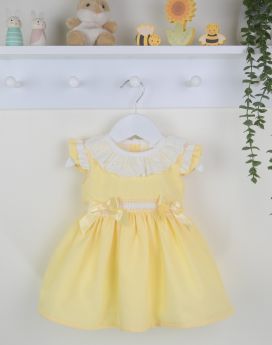 Pex Ellie Summer Smocked Dress Lemon