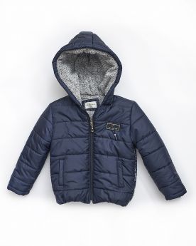 Hashtag Winter Navy Padded Jacket 7862