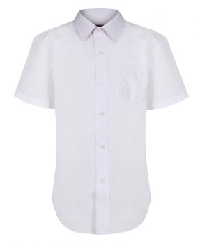 Graham Winterbottom Boys Twin Pack Short Sleeve Shirt White