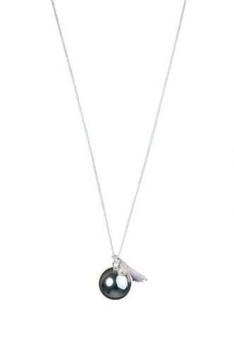 Nibbling Bola Pregnancy Necklace Pink Rose Quartz