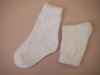 Unisex Holey School Ankle Sock - Two Pack