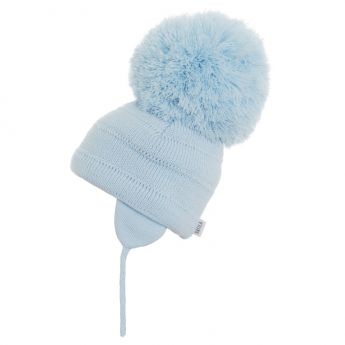 Stila Big Pom-pom Hat Tuva Soft Blue