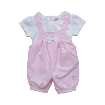 Amore By Kris X Kids Girls Summer Dungaree Set Classic 1016