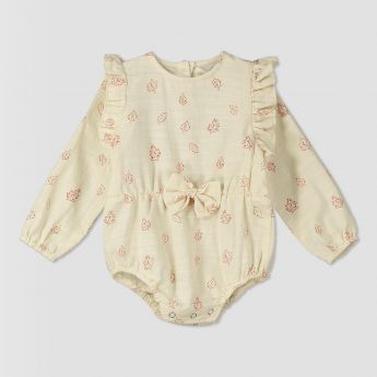 Ettie & H Pippa Bubble Ivory Leaves