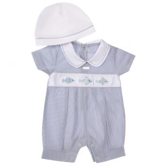 Amore By Kris X Kids Summer Fish Romper 6036